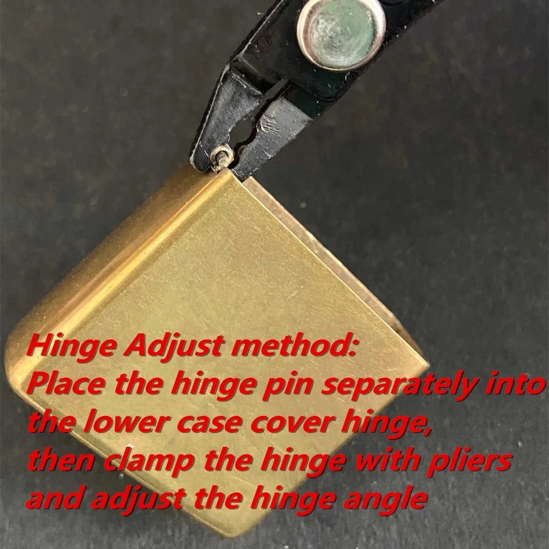 Pliers For Zippo Lighters Professional Tool Fixing Upper Lower Hinges EasyRepair