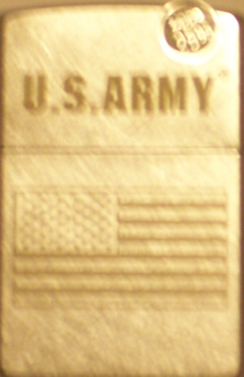 New Genuine USA Windproof ZIPPO Lighter 48557 US Army Stars & Strips Flag St Ch