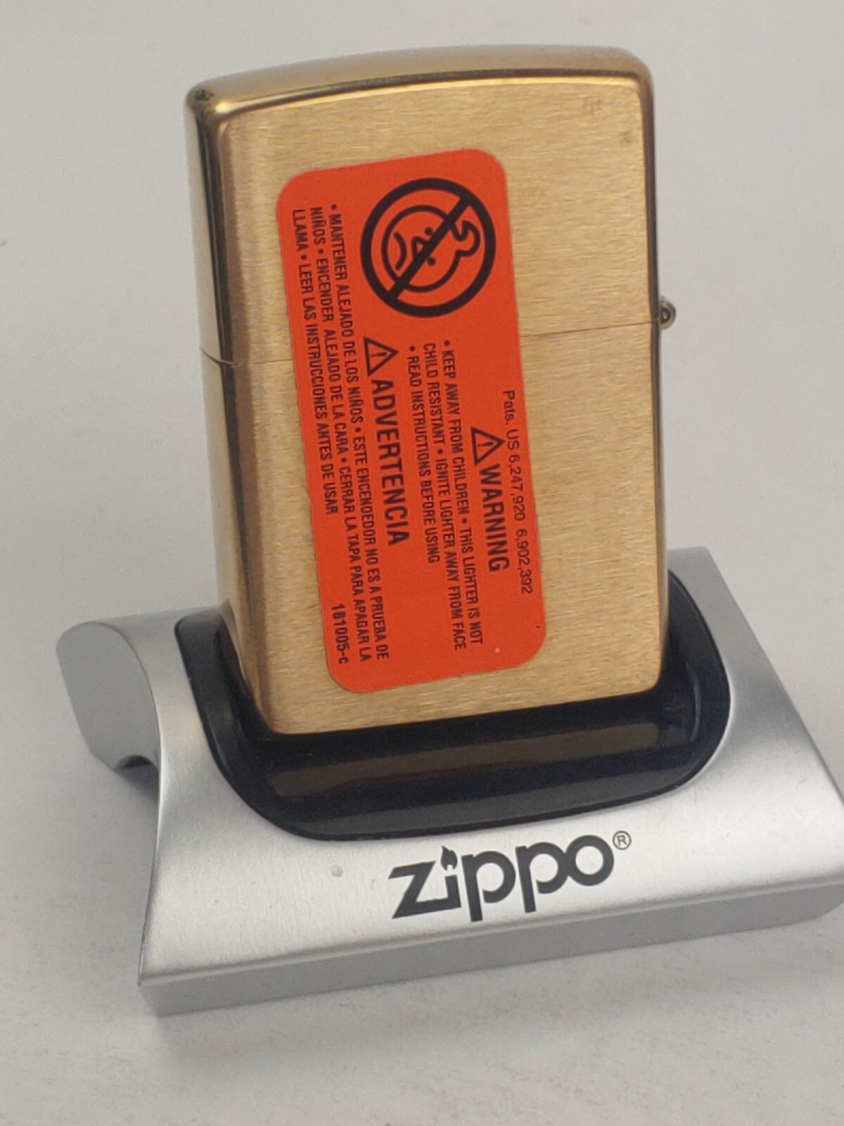 Zippo 29781 MAZZI PIRATE on Brushed BRASS Windproof Lighter – AUG (H) 2018