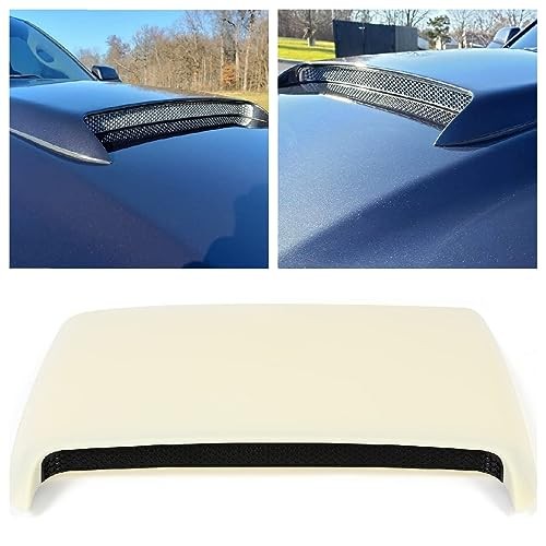 Unpainted Universal 25.2″×25.2” Hood Scoop Kit Compatible with Dodge RAM 1500