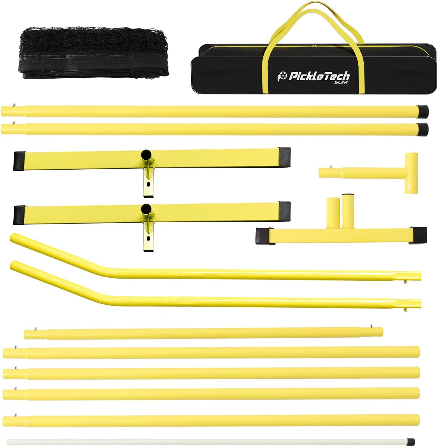 Portable 22FT Pickleball Net – Slim Version with Carrying Bag for Outdoor Play