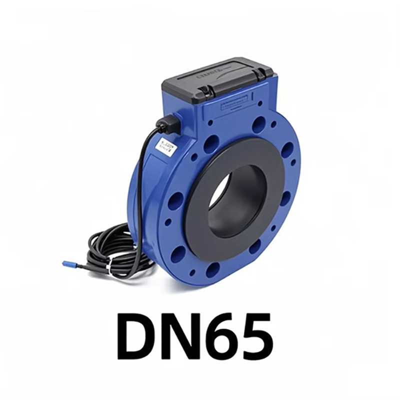 Digital Ultrasonic Water Meter RS485 Output Flowmeter Battery Powered Flange Cla