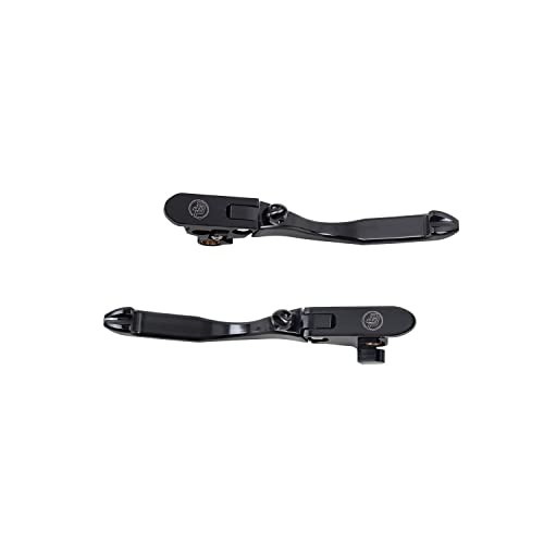 POWER JAMES Black Adjustable Short Slim, Brake & Clutch Levers, Hand Controls,