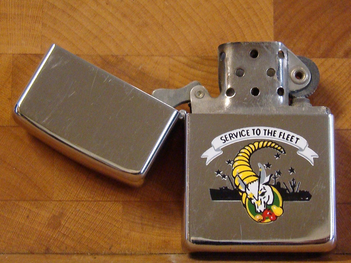 1960 USS Hyades (AF-28) Stores Ship Zippo Town and Country 2 Sided