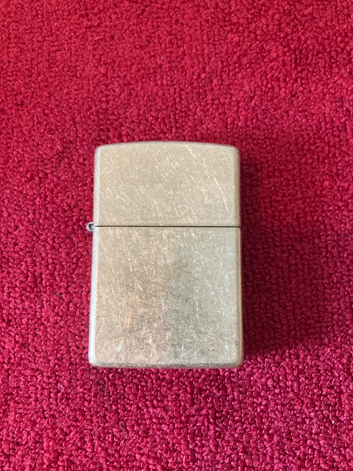 Zippo Gold Textured Gold Tone Collectible Lighter Unique Design Classic Gift