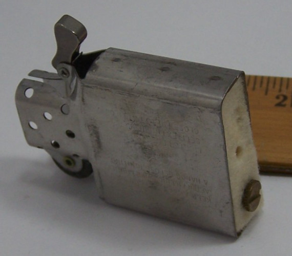 Zippo Lighter Insert / 16 Hole Chimney / New Flint