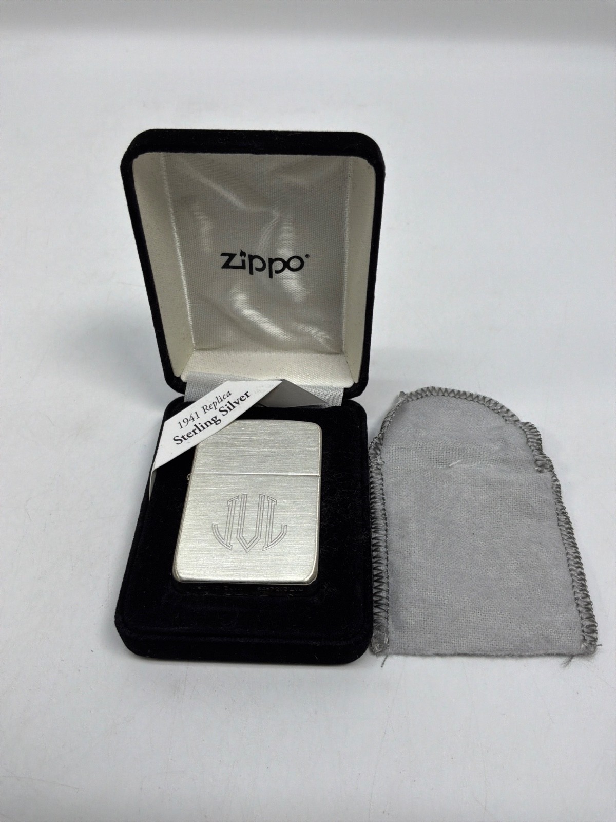 Sterling SIlver 1941-SS23 Replica Zippo Lighter, High Polished