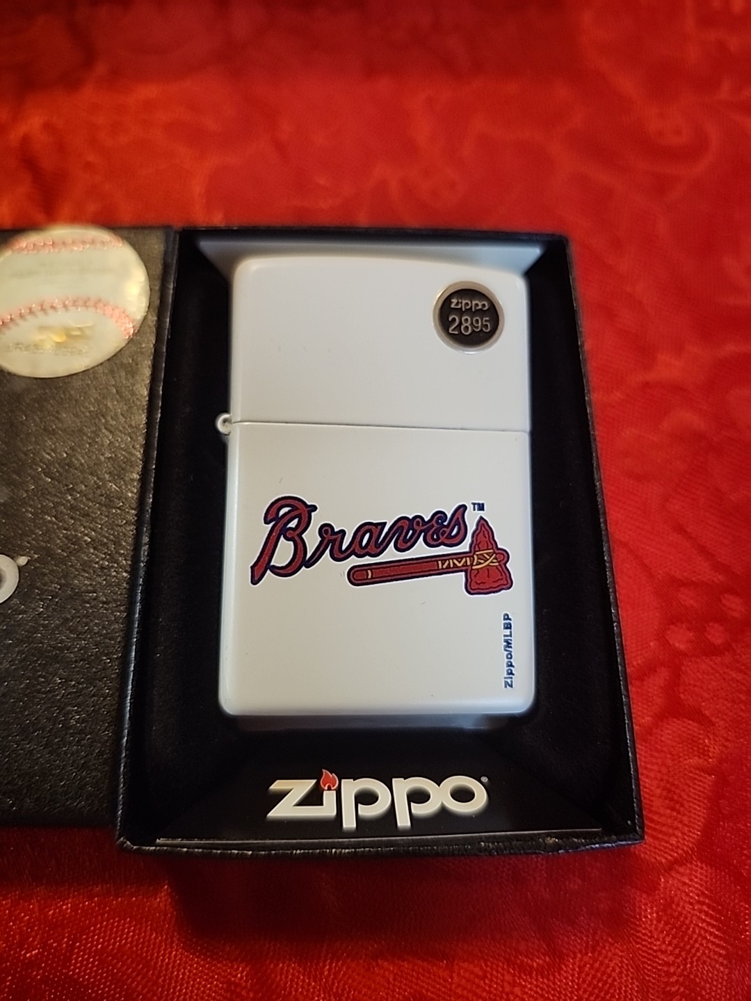 2015 Atlanta Braves White Zippo