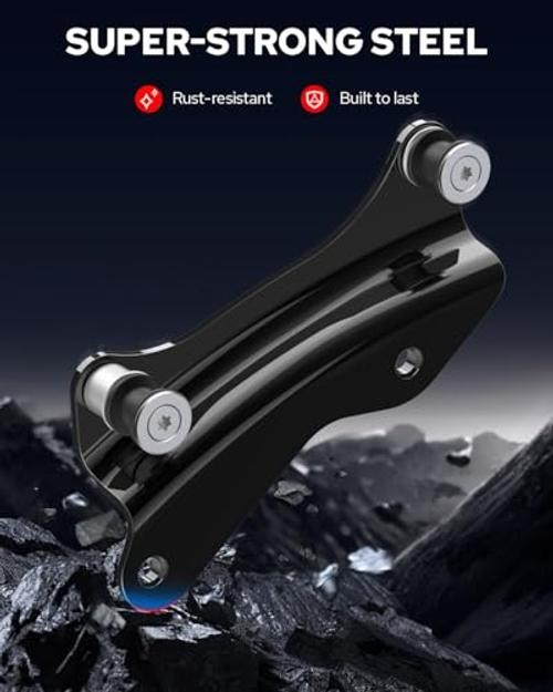 Gloss 4 Point Hardware Kit 2014-2024 Compatible for Harley Docking Black