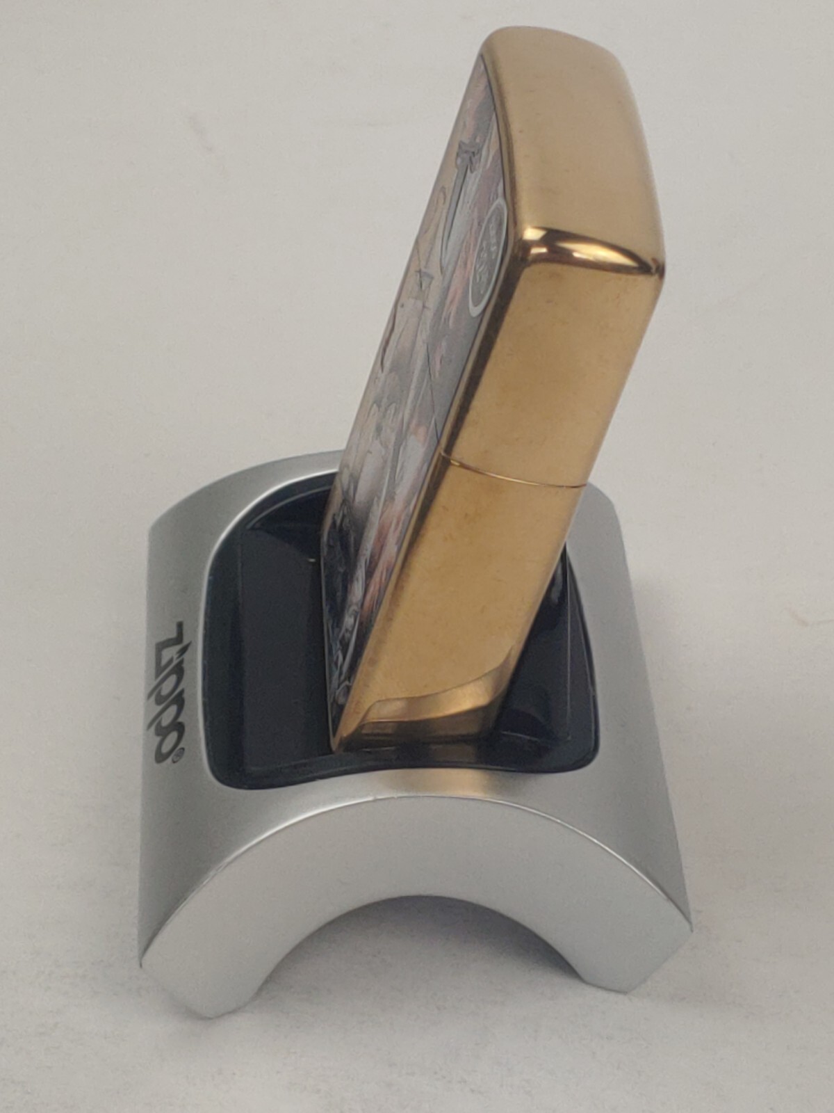 Zippo 29781 MAZZI PIRATE on Brushed BRASS Windproof Lighter – AUG (H) 2018