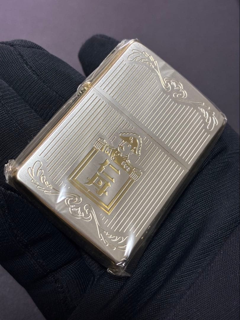 Zippo Jintan 4-sided gold limited edition vintage made in 2004 Lighter