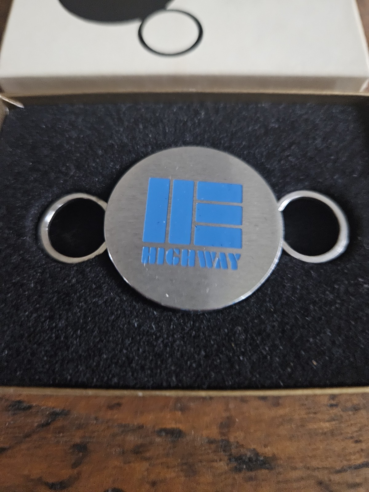 Vintage 1974 Highway Manufacturing Zippo Lighter Key Holder Construction Company