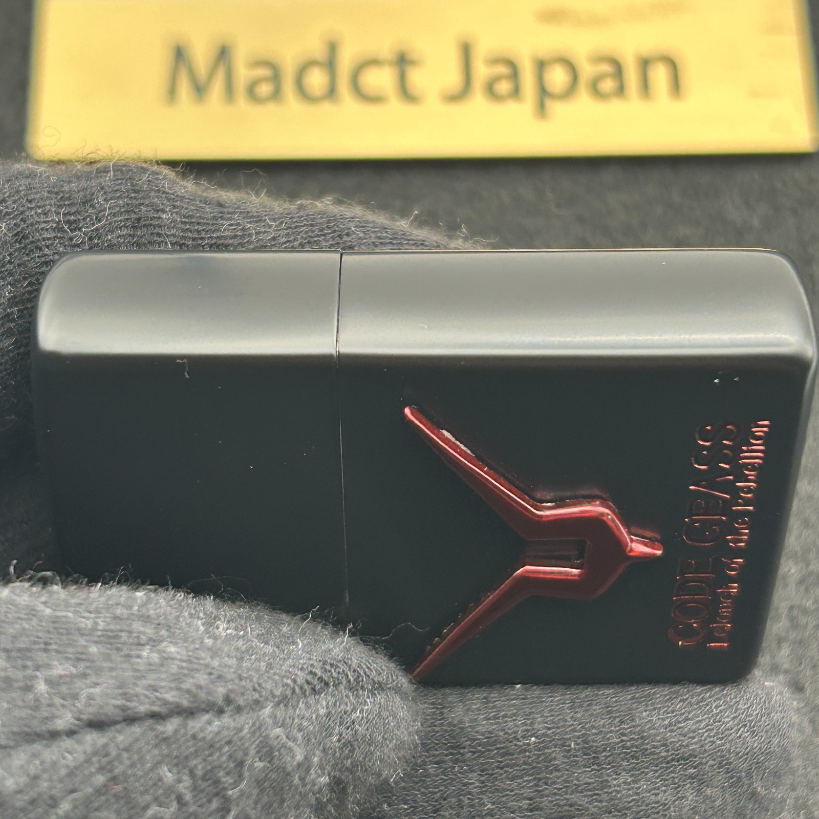 Zippo Lighter Code Geass Black Red Lelouch Of The Rebellion Japan New