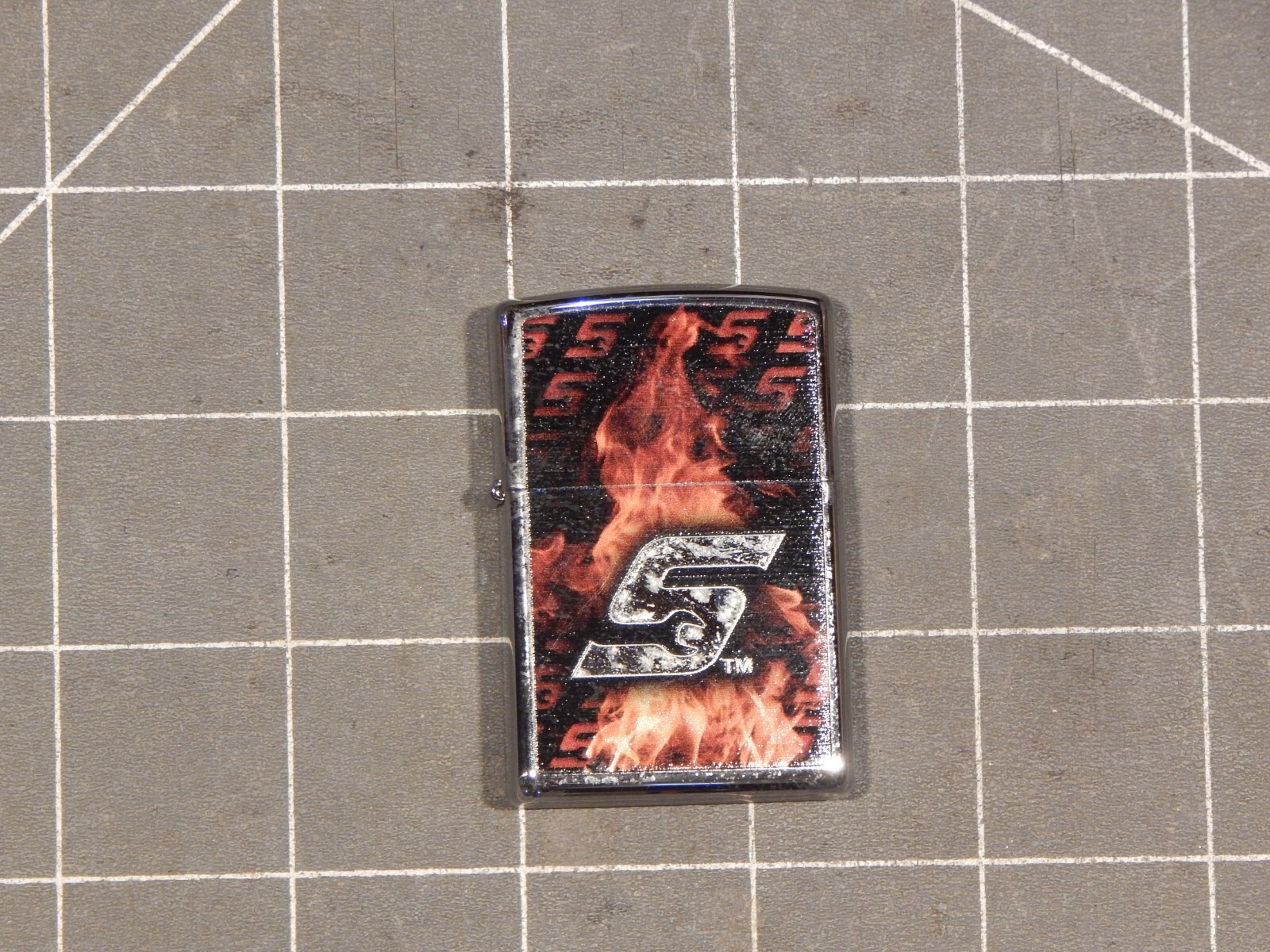 Snap On Tools Zippo Lighter S Logo Fire Flames UNUSED