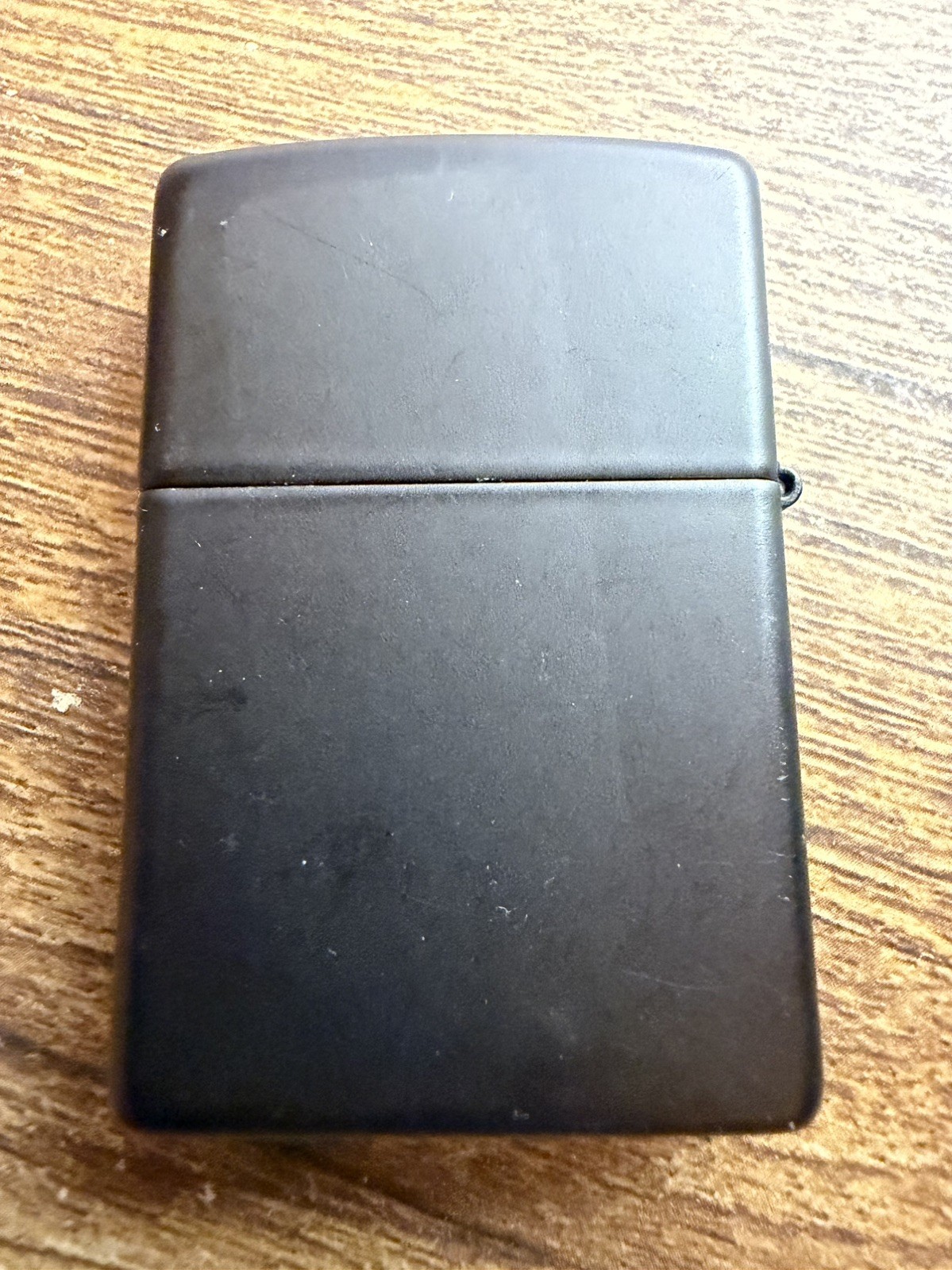 ZIPPO CLASSIC MATTE BLACK LIGHTER BRADFORD PA MADE IN U.S.A. C