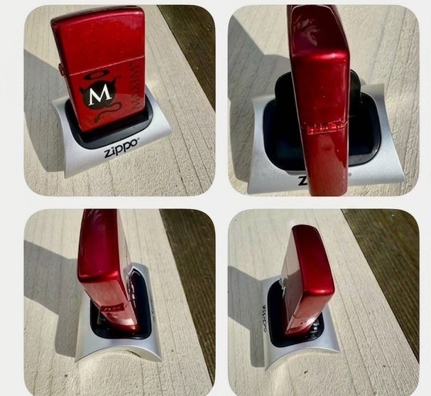 GHOST SET NEW Zippo Maxim Lighter’s Set J-05 Matching Red & Chrome GRAIL 1-OF-1