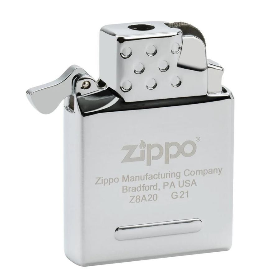 Zippo Replacement Inside Unit Yellow Flame (Normal Flame) and Zippo 200 Case Set