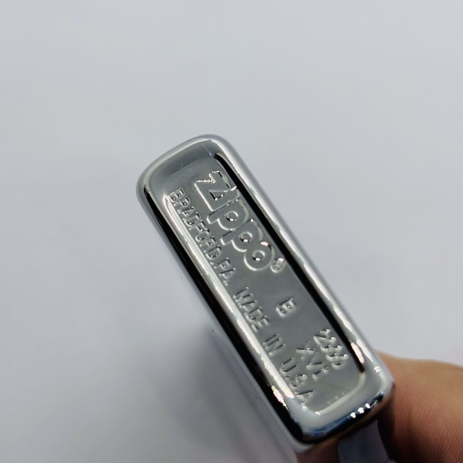 ZIPPO Lighter Golf Design Silver Plate Zippo Lighter Yr 2000 E2-221