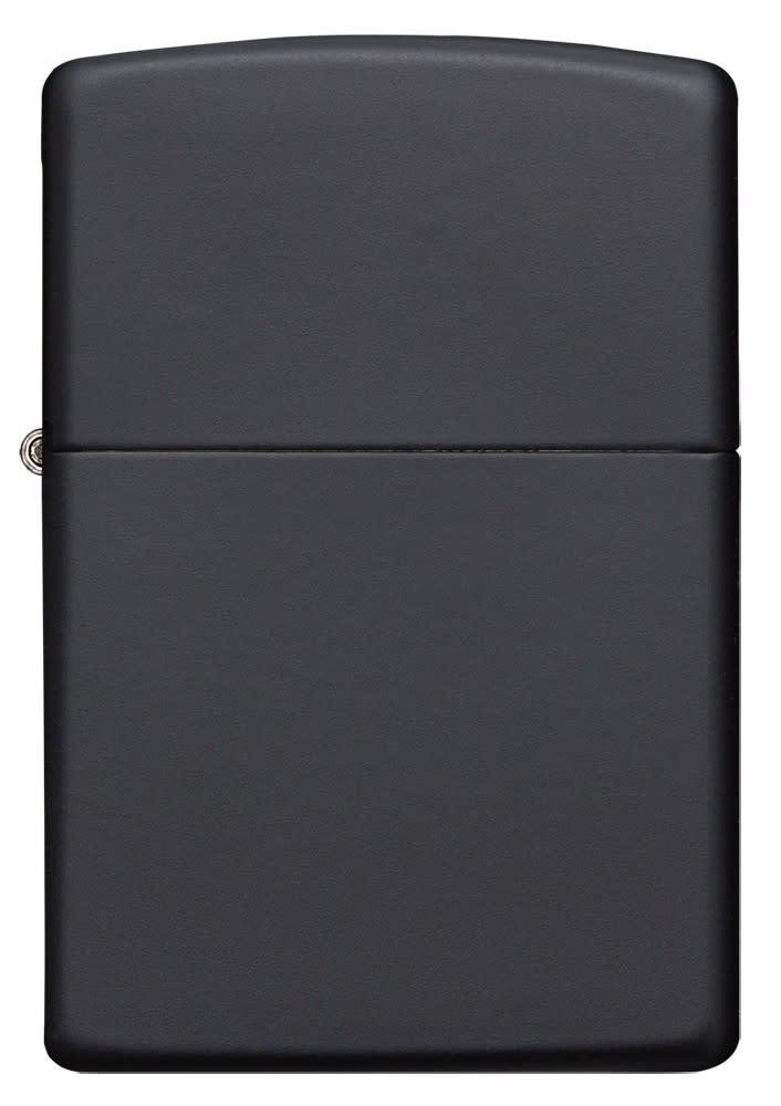 Zippo 218, Classic Black Matte Finish Lighter, Full Size