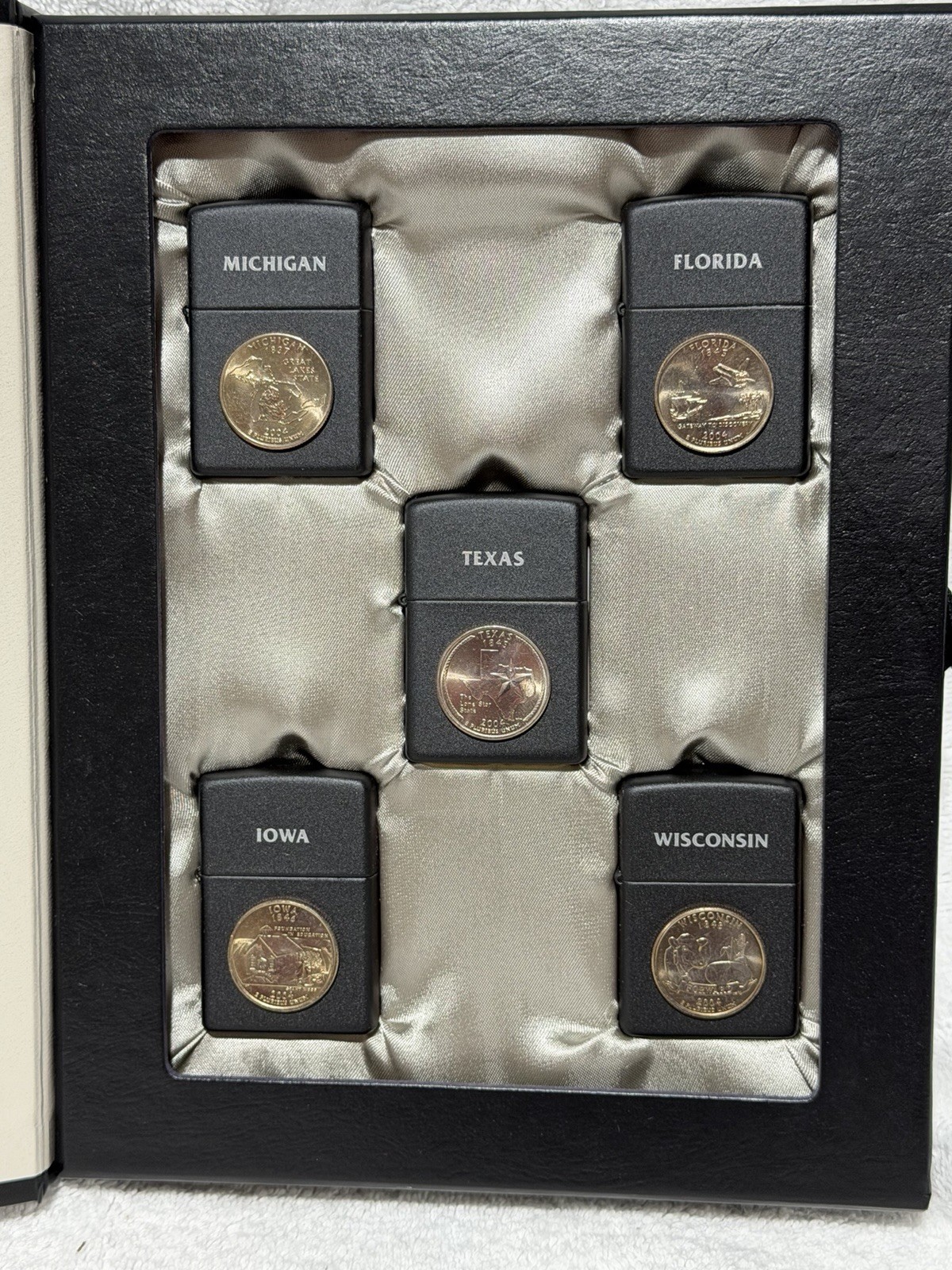 Vintage 2006 State Quarters 1 Of 5,000 Zippo Lighter Collection Set Volume 8 NEW