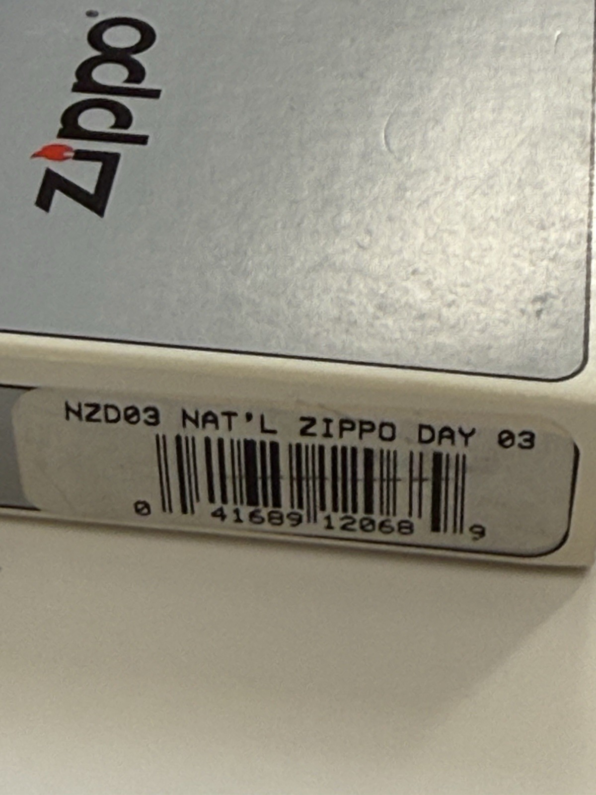 ZIPPO CASE XX 2003 NATIONAL ZIPPO DAY 10TH ANNIV LIGHTER UNFIRED N BOX A994
