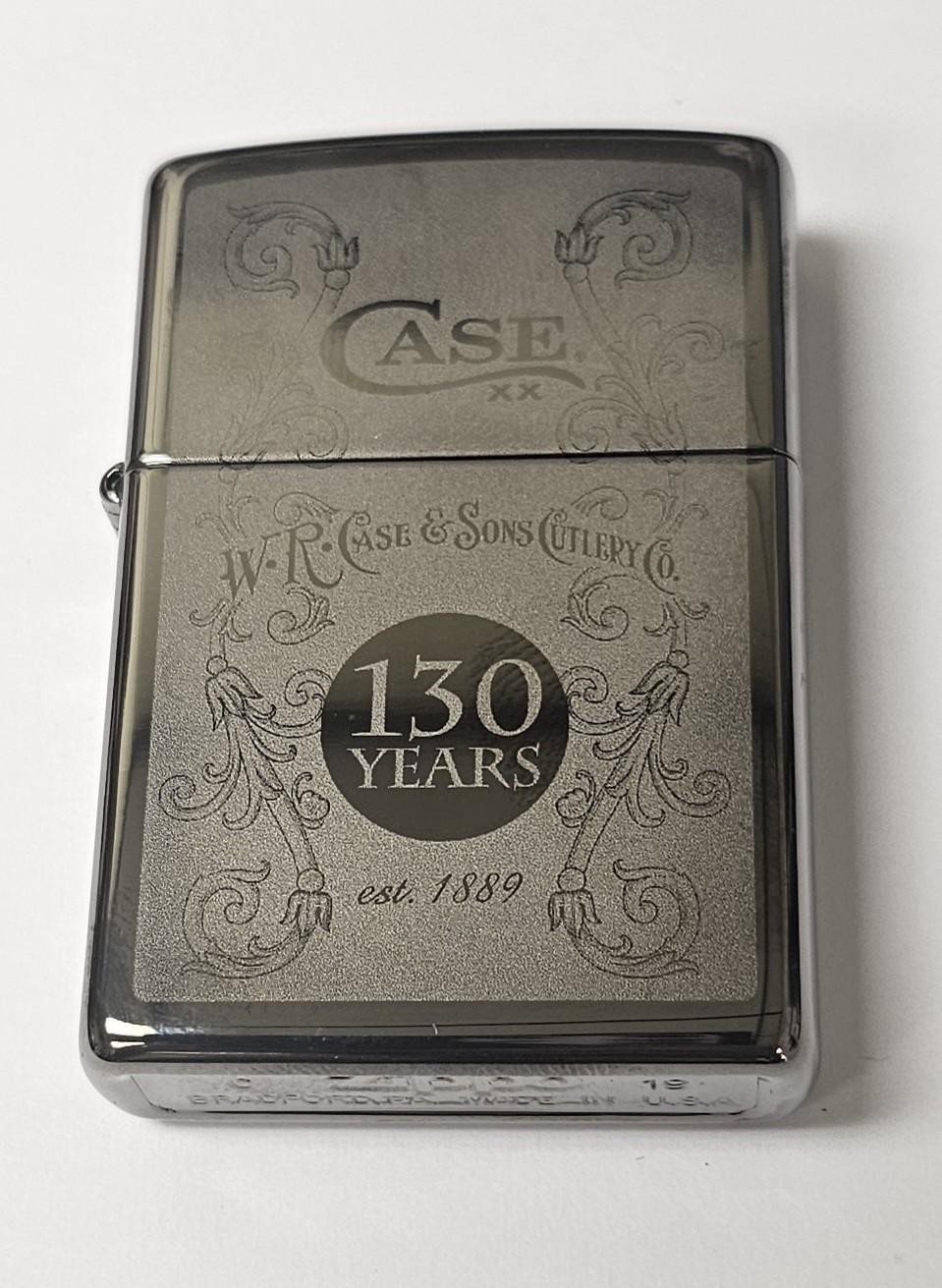 Zippo Case XX 130 Years 2019 W.R. Case And Sons Cutlery Unfired