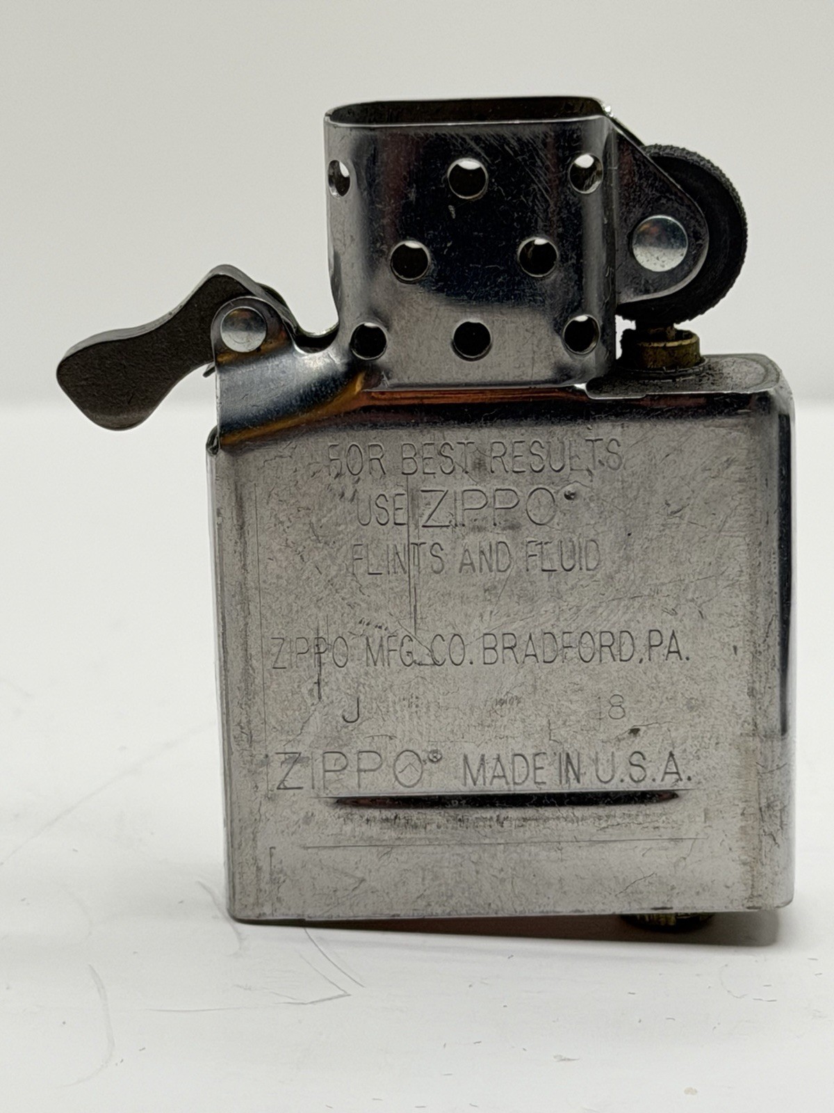 2018 Chrome Zippo Lighter insert B39