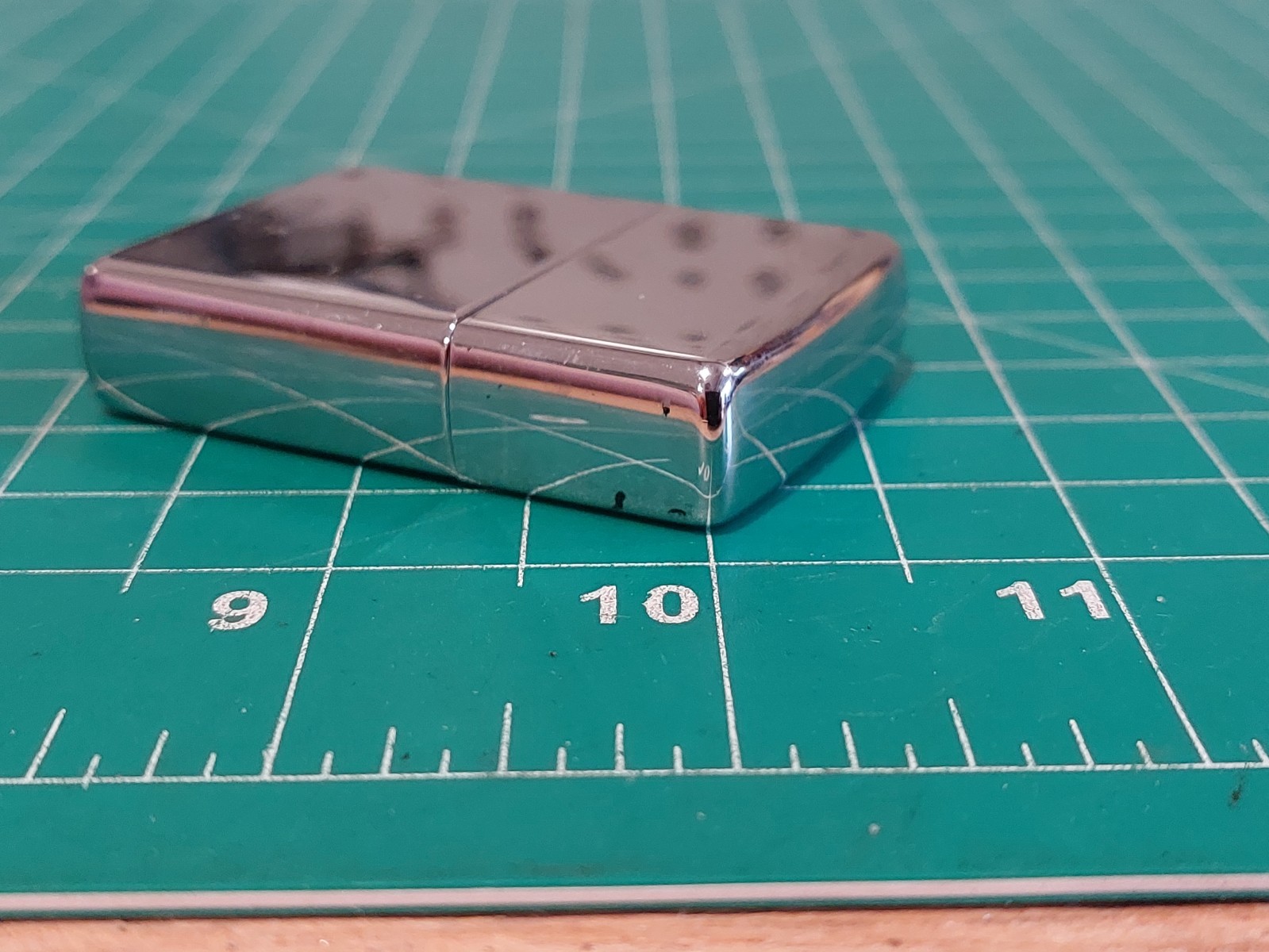 Vintage 1998 Plain Chrome Zippo Lighter Needs Flint
