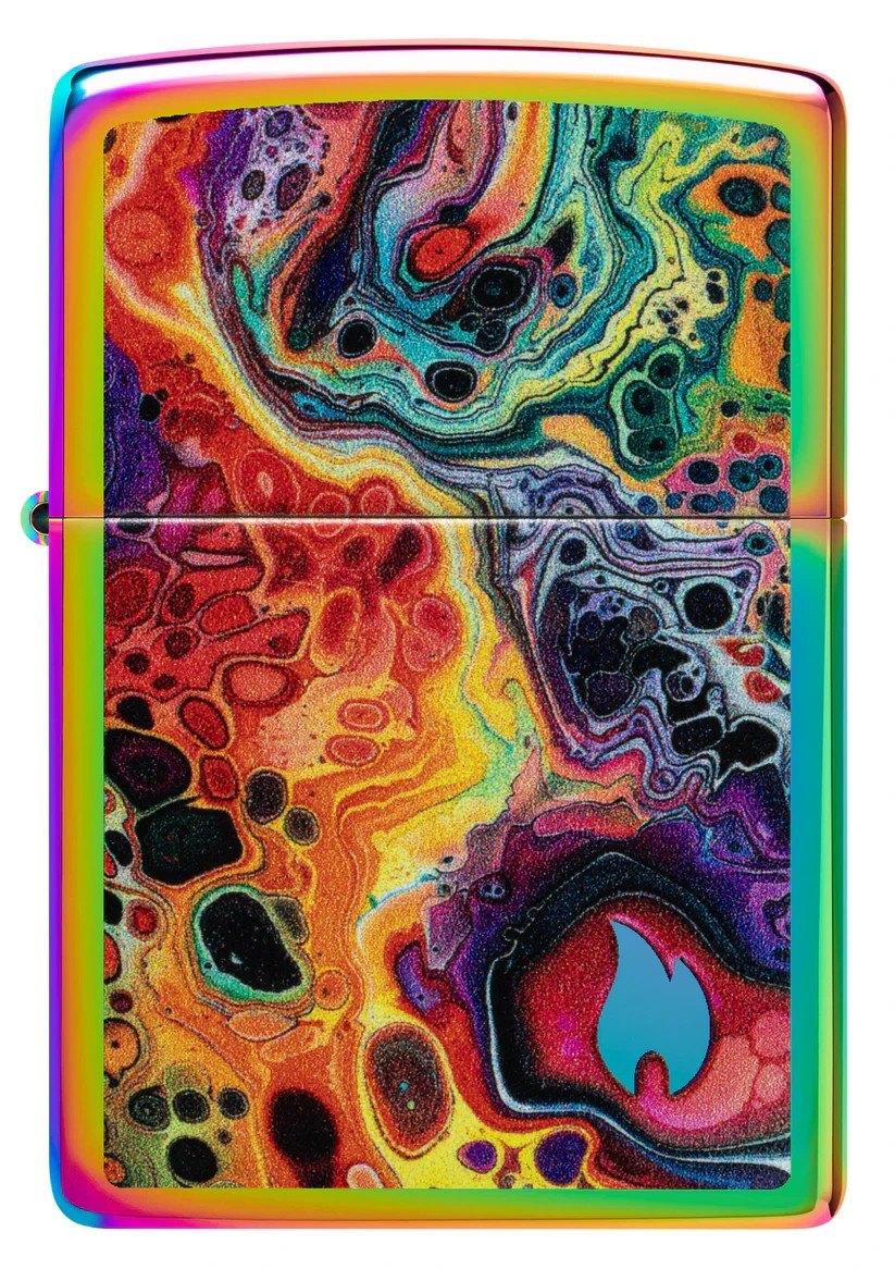 Zippo Colorful Abstract Design Color Image Multi Color 46938