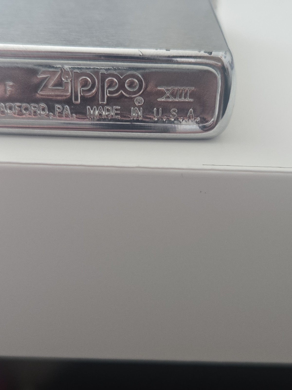 Zippo 1997 Odell Construction Co. Winchester, KY Brushed Chrome