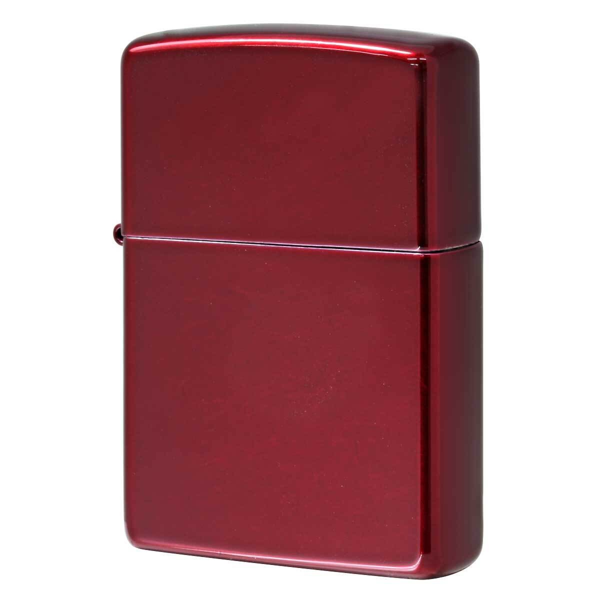 Zippo lighter red plain candy apple red 21063 for mail