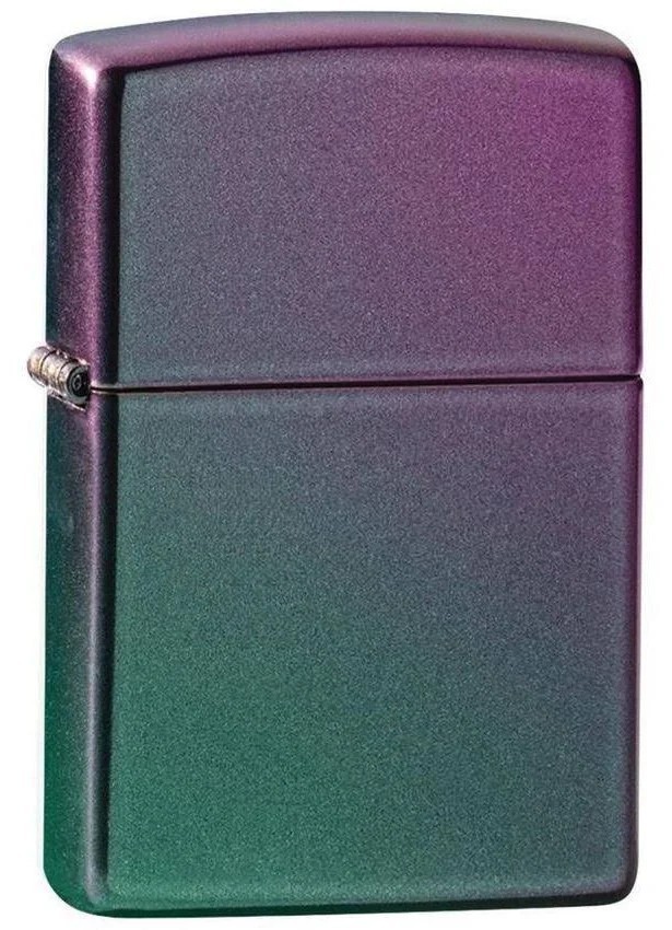 Zippo 49146 Iridescent Lighter Classic Green Purple Color Shifting Windproof New