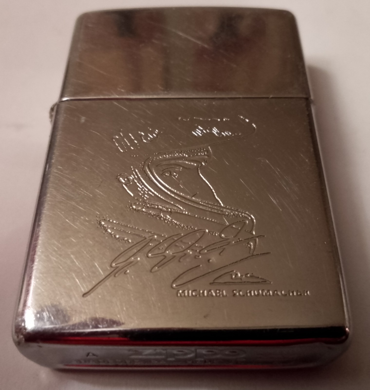 Zippo Michael Shumaker High Polish Chrome Lighter