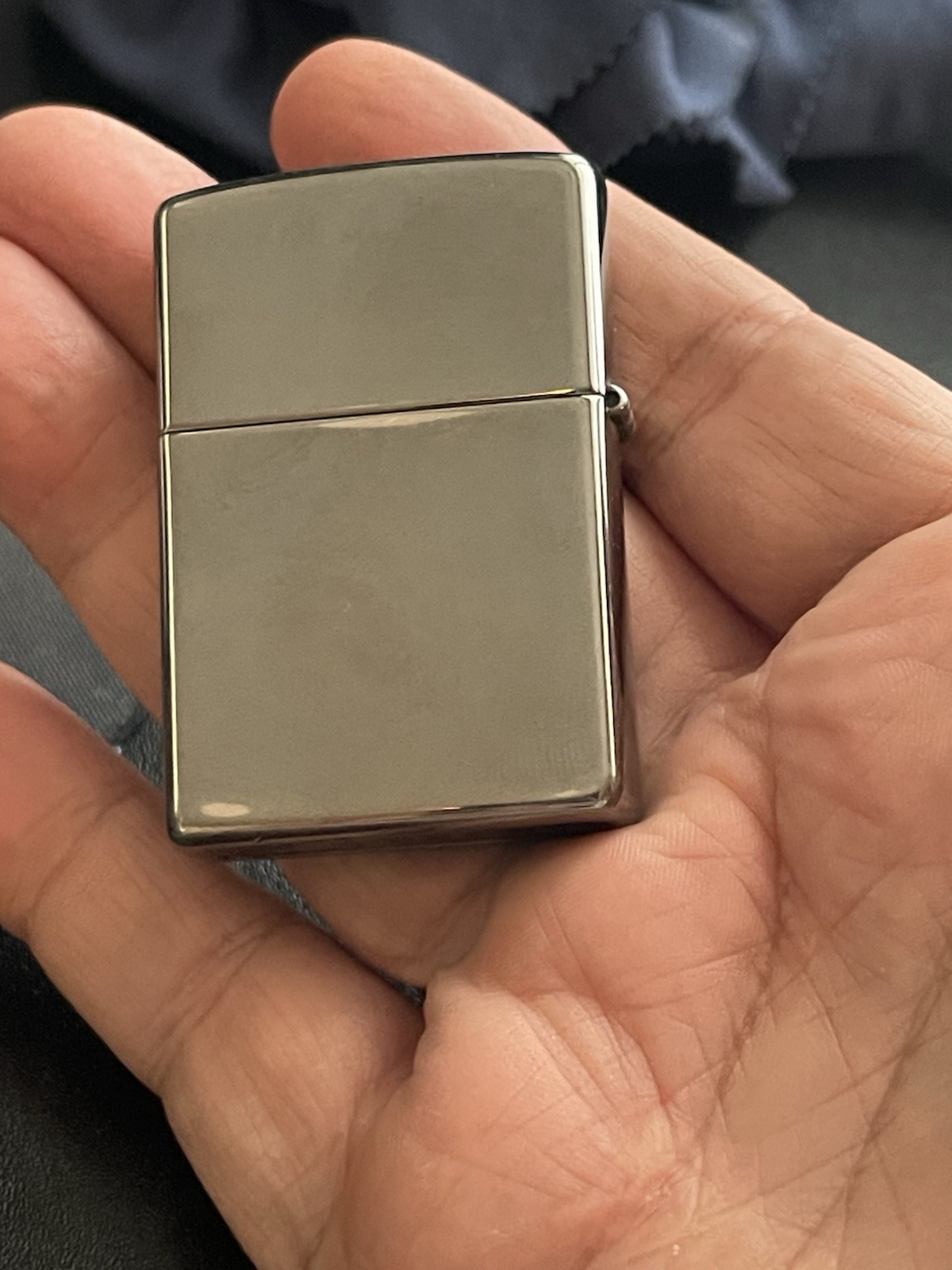 Zippo 150ZL Black Ice Windproof Lighter – Laser Engraved Logo – NIB