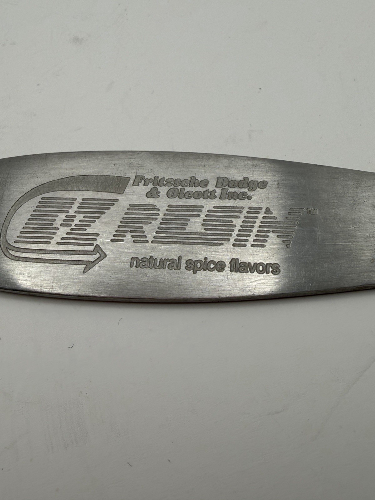 Vintage EZ Resin Advertising Stainless Zippo Letter Opener B40