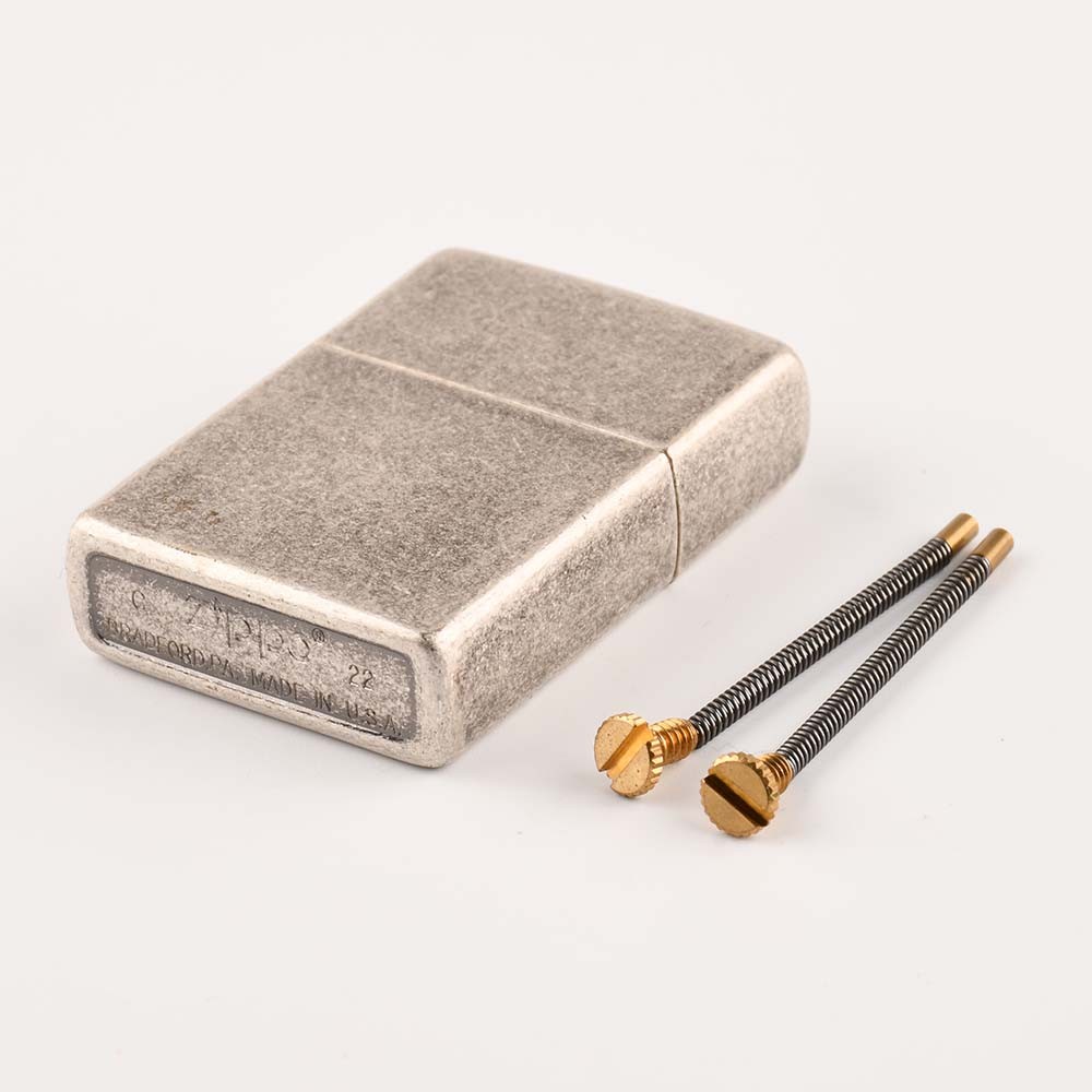 2pcs Flint Pusher Spring & Screw Set for Zippo Lighter Replacement Parts