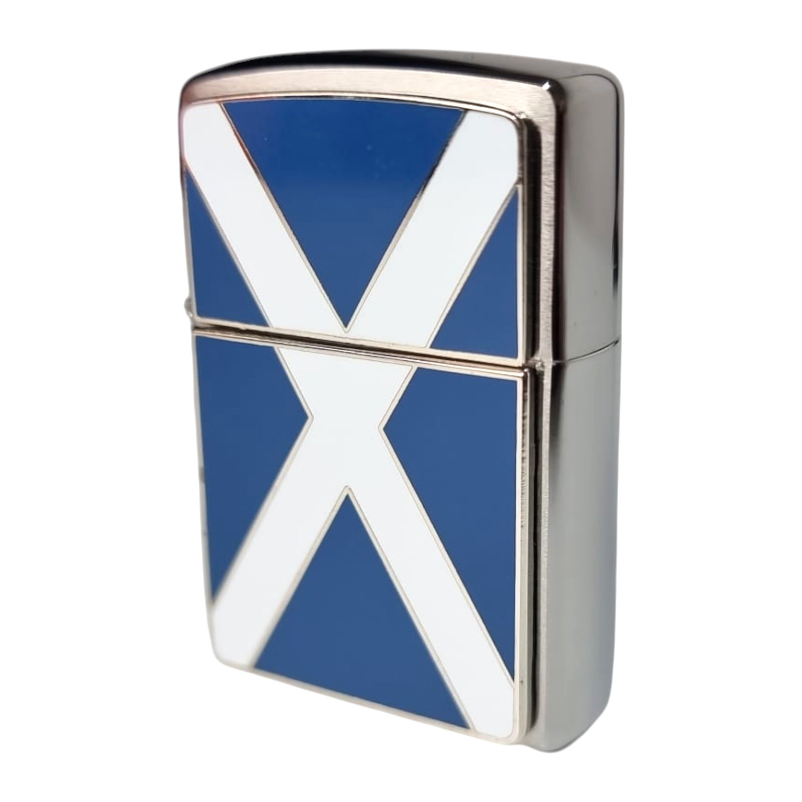 Zippo Windproof Lighter Durable Refillable Scotland Scottish Flag Gift Box