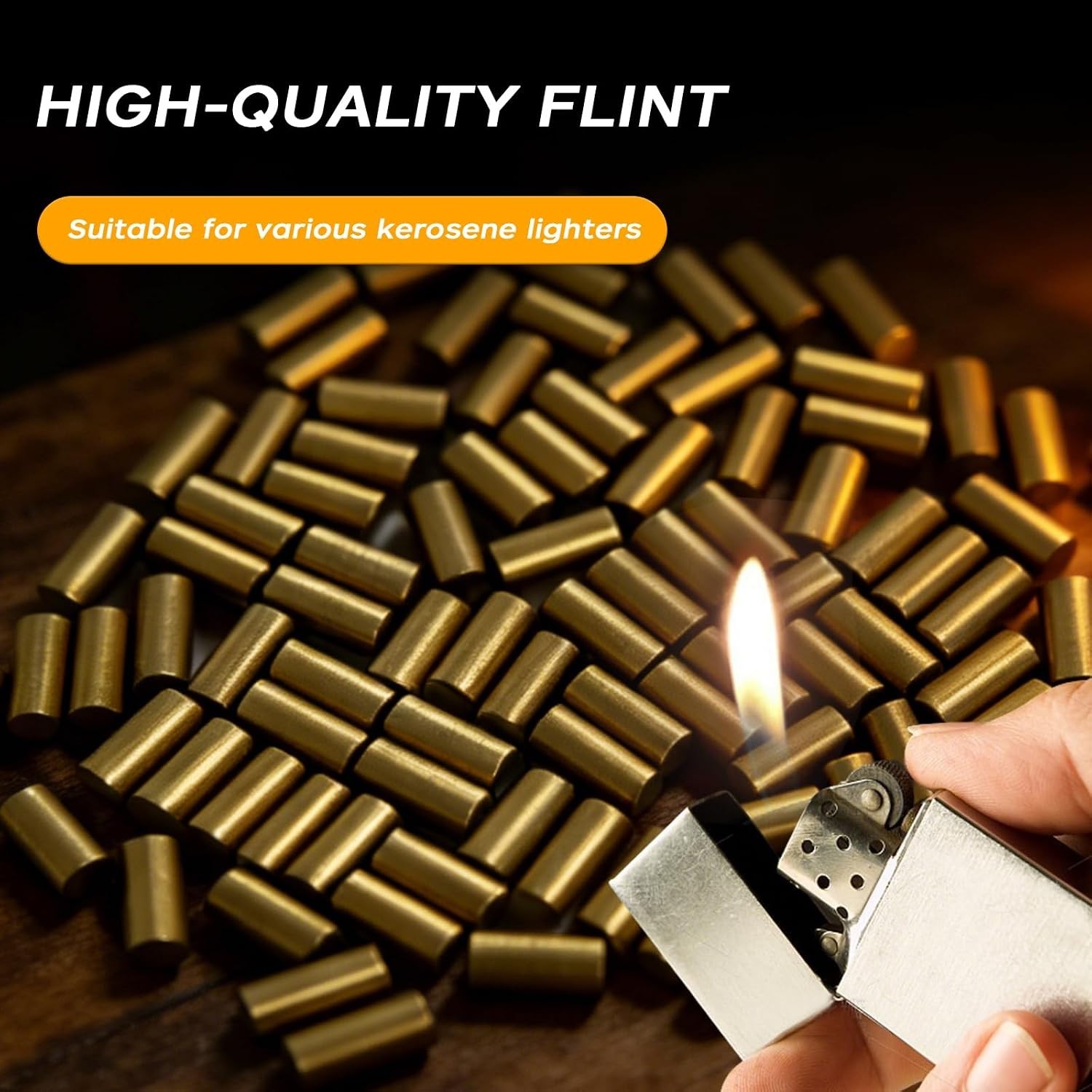 Zippo Repair Kit – Replacement Parts with Cotton, Flint, Wick, Pad & Tool