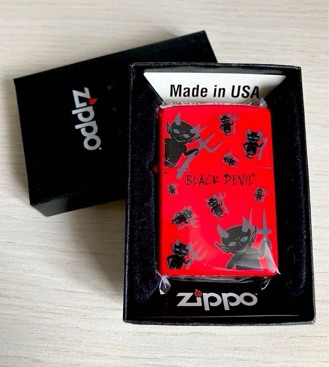Zippo Black Devil 10th Anniversary Limited Edition Lighter Black Red Unused