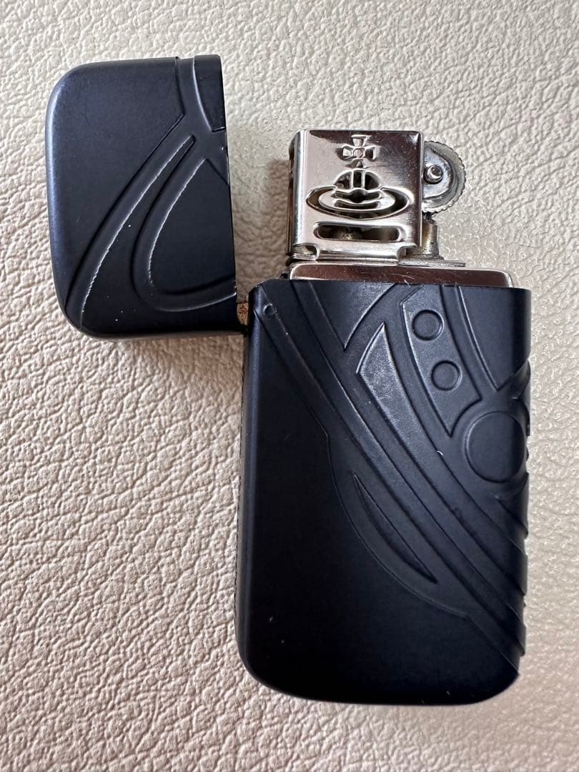 Vivienne Westwood Zippo Oil Lighter Embossed Big ORB Black