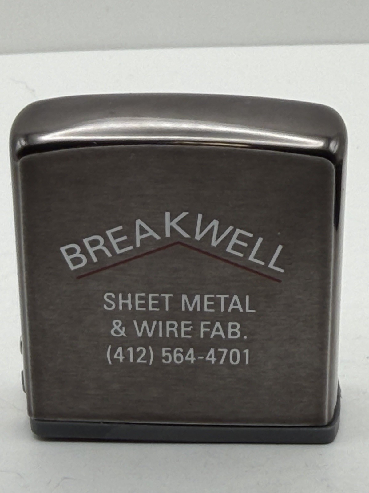 Vintage Breakwell Metal Advertising Midnight Zippo Rule Tape Measure New B41
