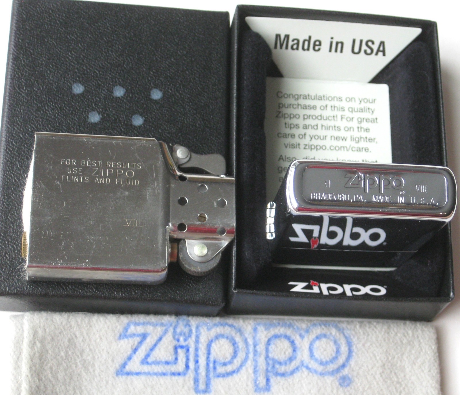 Zi PREVIOUSLY COLLECTED Not Used UNCLE SAM ZIPPO Pocket Lighter POLISHED CHROME