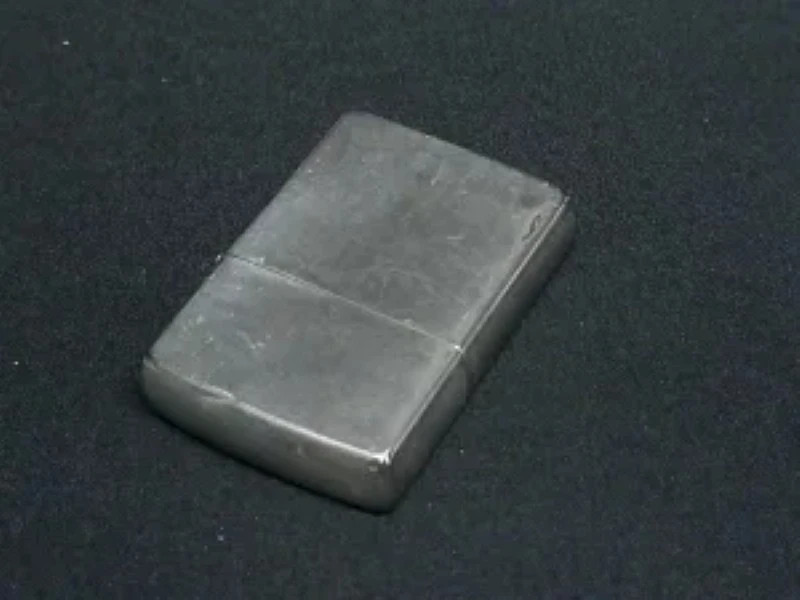Zippo Vintage Oil Lighter 1993 Silver Tone 5.4cm Smoking Accessory USA Made
