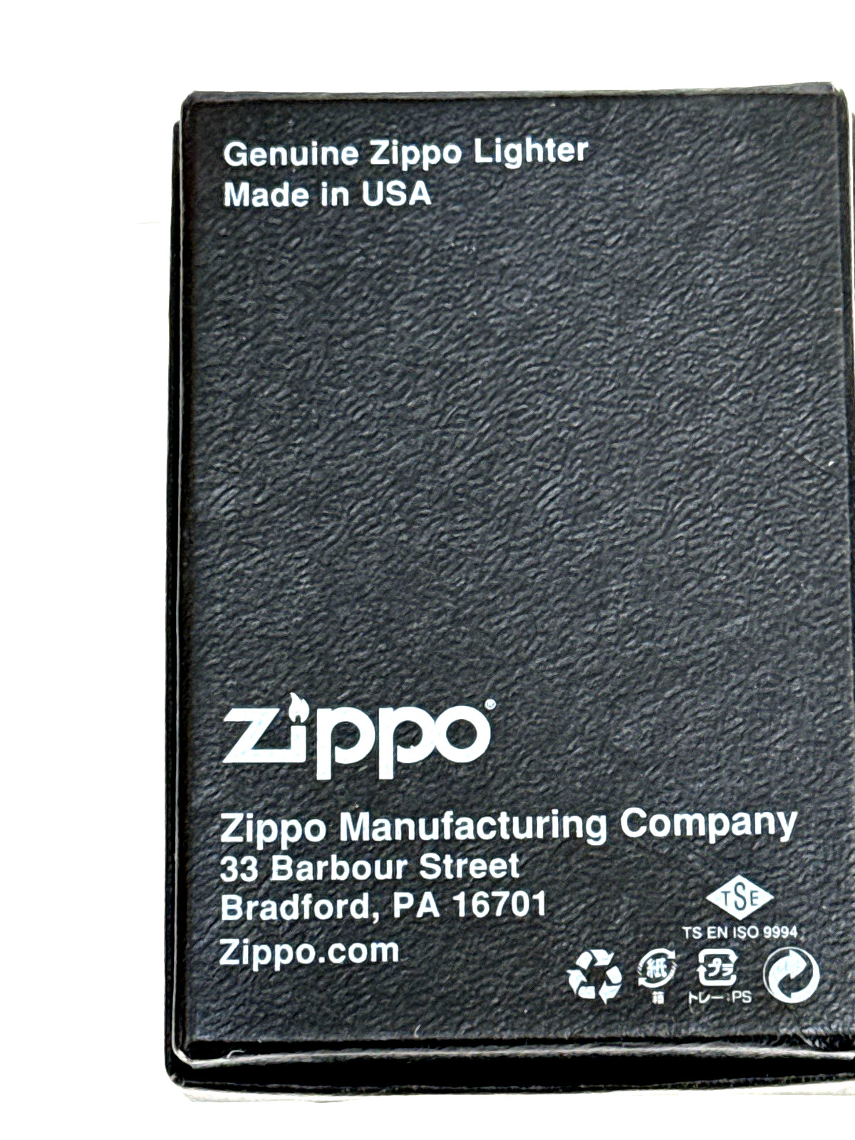 Zippo Classic Black Crackle Windproof Pocket Lighter, 236