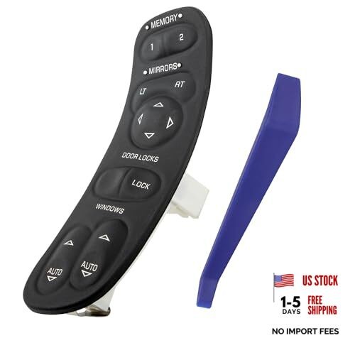Front Left Driver Side Window Switch – Compatible with 1997-2004 Chevrolet