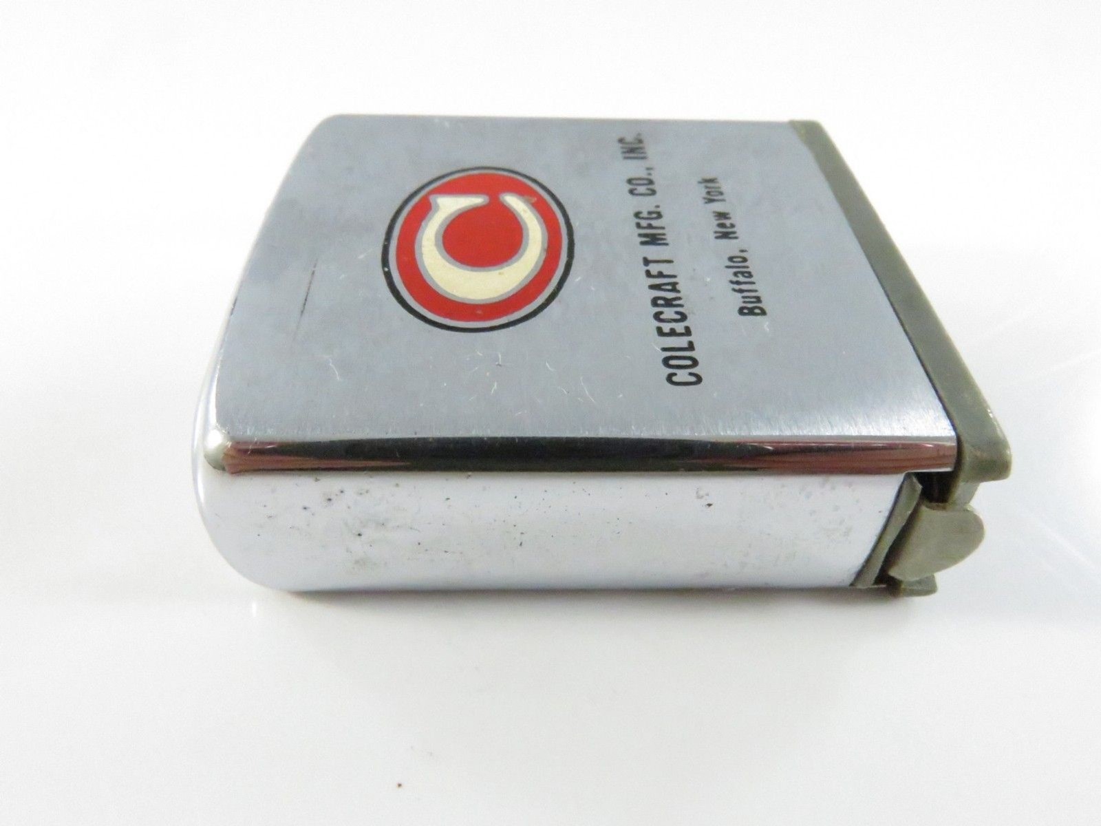 Zippo Vintage Advertising Metal Tape Measure Colecraft Mfg Co Buffalo NY