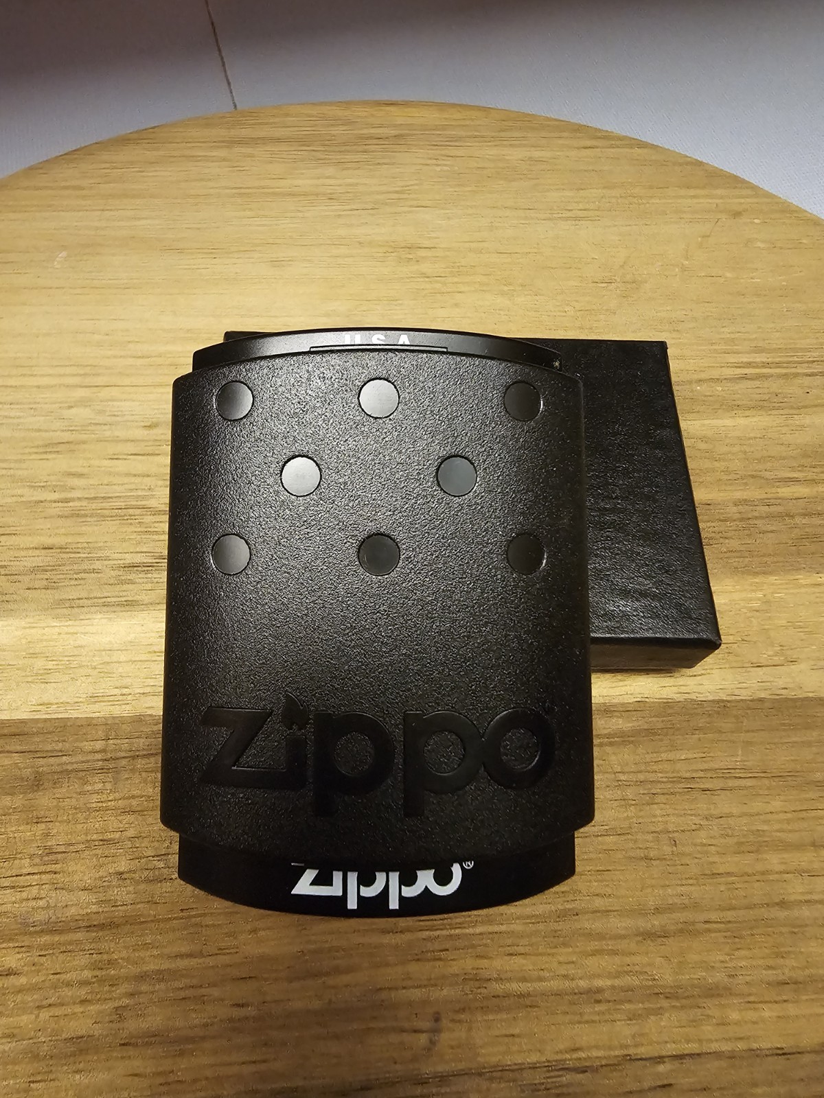Zippo Lighter Chevy Genuine Chevrolet Chrome With Plastic Case