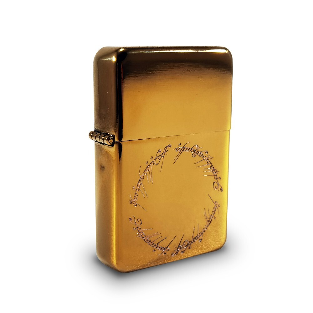 BRAND NEW –  DESIGNED BRUSHED STYLED CIGARETTE PETROL LIGHTER – ELVISH