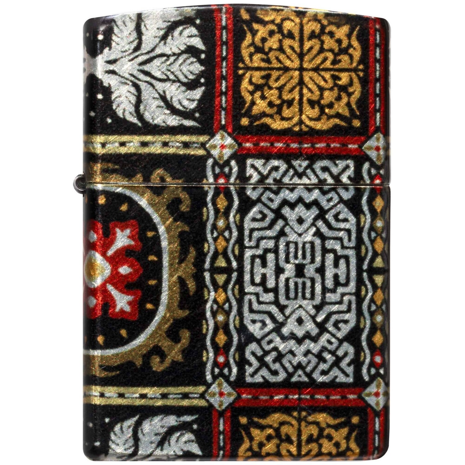 Zippo Windproof Lighter Tapestry Pattern Design Glimmering Metallic Finish 46146