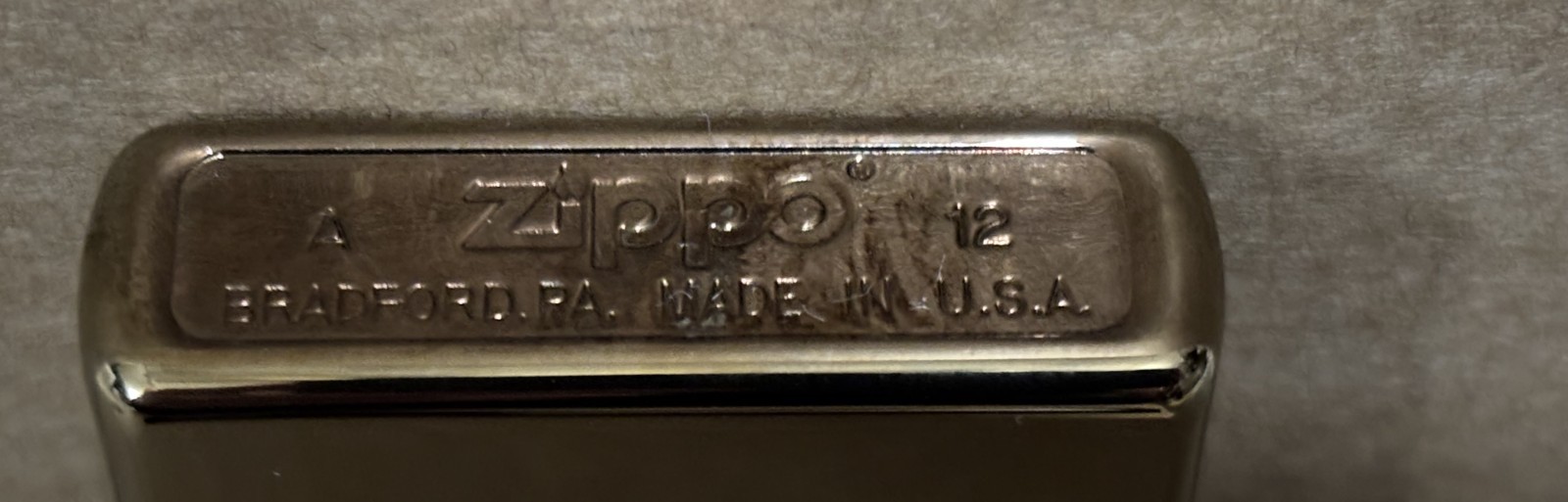 2012 Zippo Mazzi “Windy” Lighter – Unfired – Complete in Box w/ Inserts – USA